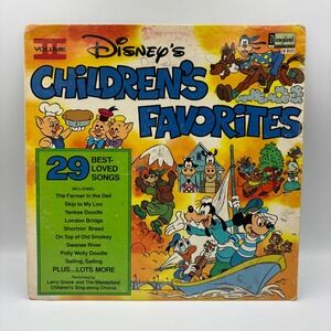 Disney Childrens Favorites Vol II Vinyl LP 29 Songs Larry Groce 1979 IV-8121